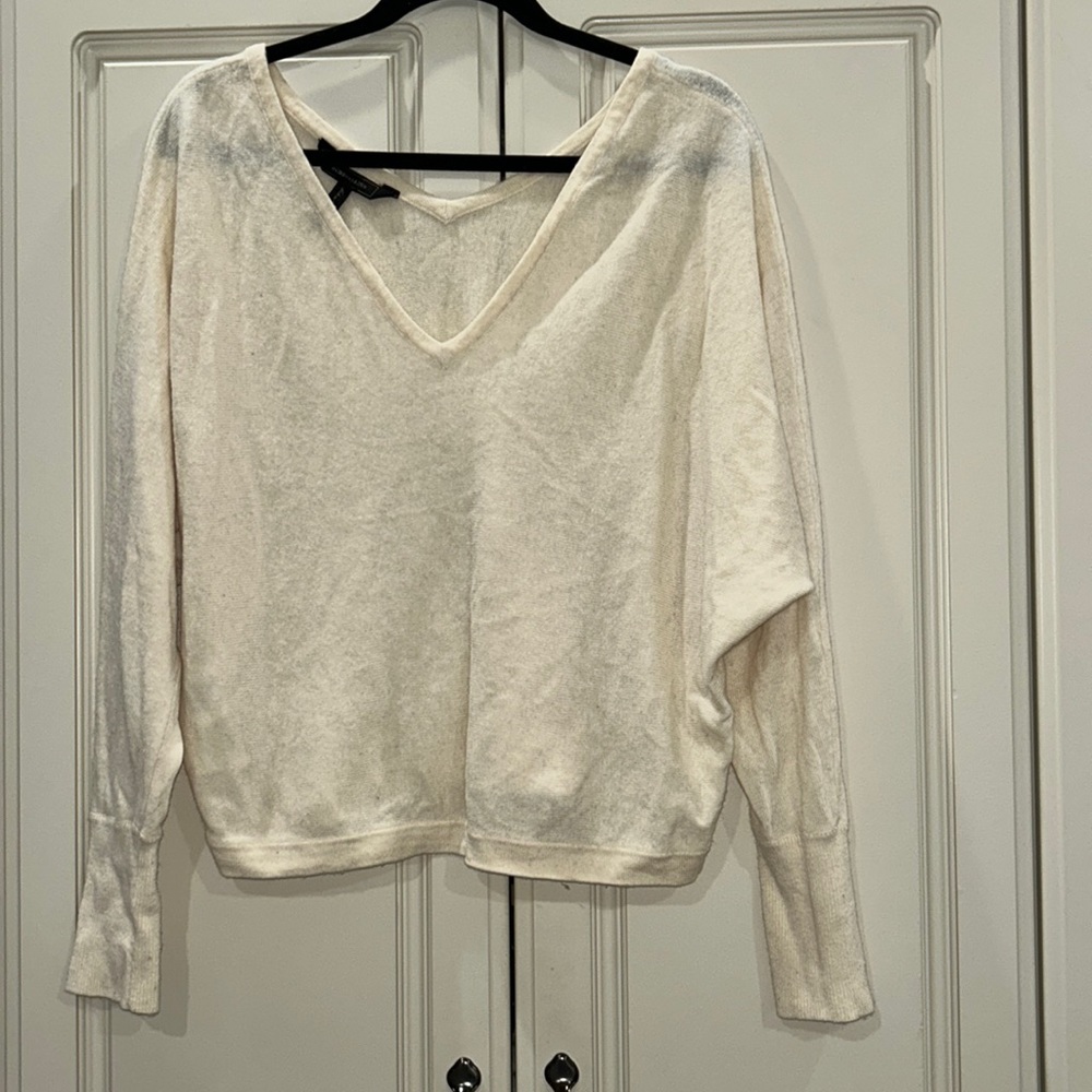BCBGMAXAZRIA Cream Sweater